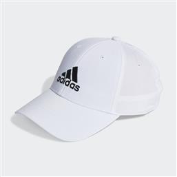 Adidas Embroidered Logo Lightweight Baseball Ανδρικό Jockey Λευκό