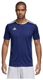 Adidas Entrada 18 Jersey Ανδρικό Αθλητικό T-shirt Κοντομάνικο Navy Μπλε από το Plus4u