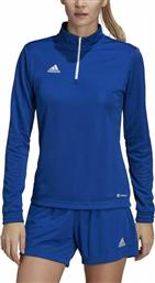 Adidas Entrada 22 Μακρυμάνικη Γυναικεία Αθλητική Μπλούζα Μπλε