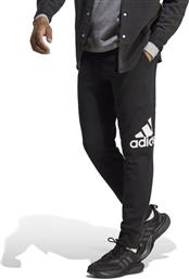 Adidas Essential French Terry Παντελόνι Φόρμας με Λάστιχο Μαύρο από το Modivo