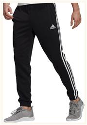 adidas Essentials 3 Stripes Jogger Παντελόνι Μαύρο από το MybrandShoes