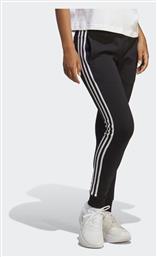 adidas Essentials 3-Stripes Παντελόνι Φόρμας Μαύρο