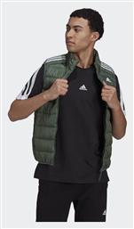 Adidas Essentials Αμάνικο Ανδρικό Μπουφάν Puffer Πράσινο από το MybrandShoes