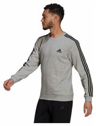 Adidas Essentials Ανδρικό Φούτερ Fleece Γκρι GK9101