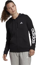 Adidas Essentials Γυναικεία Φούτερ Ζακέτα με Κουκούλα Μαύρη από το Spartoo