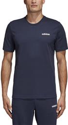 Adidas Essentials Plain Αθλητικό Ανδρικό T-shirt Μπλε Μονόχρωμο από το MybrandShoes