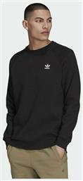 Adidas Essentials Trefoil Ανδρικό Φούτερ Fleece Μαύρο από το SportsFactory