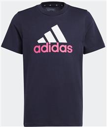 Adidas Essentials Two-Color Big Logo Cotton Παιδικό T-shirt Navy Μπλε από το Outletcenter