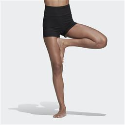 Adidas Essentials Yoga Γυναικείο Κολάν-Σορτς Ψηλόμεσο Μαύρο από το MybrandShoes