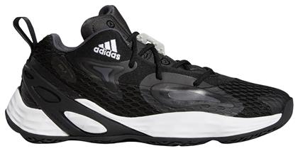 adidas Exhibit A Χαμηλά Μπασκετικά Παπούτσια Core Black / Silver Metallic / Team Dark Grey