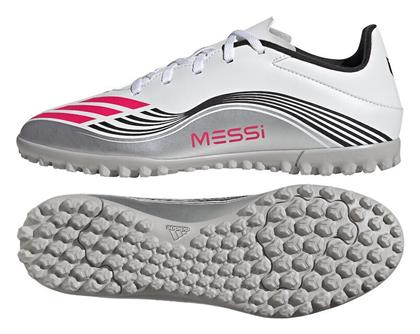 adidas F50 Messi Club Ποδοσφαιρικά Παπούτσια με Σχάρα TF Λευκά
