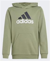 adidas Fleece Παιδικό Φούτερ με Κουκούλα και Τσέπες Πράσινο από το Spartoo