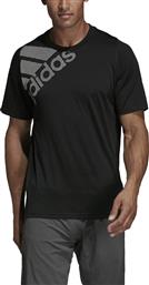 Adidas Freelift Αθλητικό Ανδρικό T-shirt Μαύρο με Λογότυπο από το Cosmos Sport