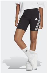 Adidas Future Icons 3-Stripes Training Γυναικείο Κολάν-Σορτς Ψηλόμεσο Μαύρο