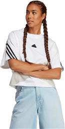 Adidas Future Icons Γυναικείο Αθλητικό Oversized T-shirt Λευκό
