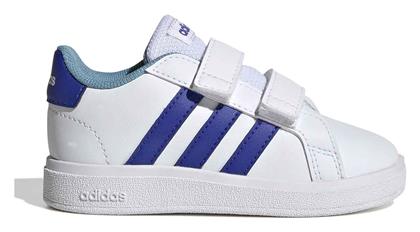 adidas Grand Court Παιδικά Sneakers Cloud White / Lucid Blue / Preloved Blue