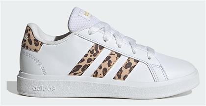 adidas Grand Court Παιδικά Sneakers Cloud White / Magic Beige / Matte Gold από το Dpam