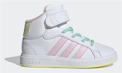 adidas Grand Court Παιδικά Sneakers High Λευκά από το SerafinoShoes