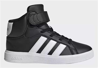 adidas Grand Court Παιδικά Sneakers High Μαύρα από το Modivo