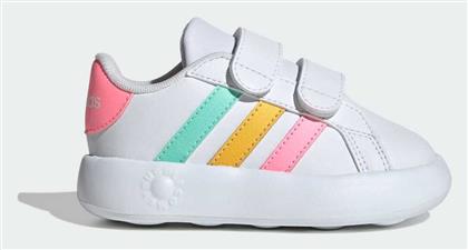 adidas Grand Court Παιδικά Sneakers Λευκά