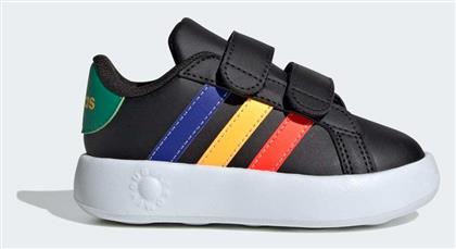 adidas Grand Court Παιδικά Sneakers Μαύρα από το Spartoo