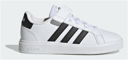 Adidas Grand Court Παιδικά Sneakers με Σκρατς Cloud White / Core Black