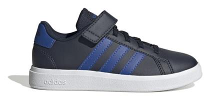 Adidas Grand Court Παιδικά Sneakers με Σκρατς Μαύρα