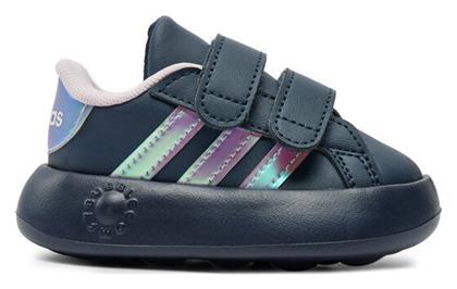 Adidas Grand Court Παιδικά Sneakers με Σκρατς Navy Μπλε