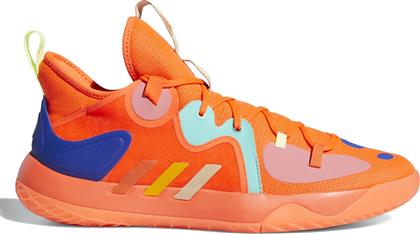 Adidas Harden Stepback 2 Χαμηλά Μπασκετικά Παπούτσια Πορτοκαλί από το Cosmos Sport