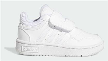 Adidas Hoops 3.0 CF Αθλητικά Παιδικά Παπούτσια Μπάσκετ με Σκρατς Cloud White