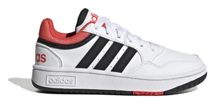 Adidas Hoops 3.0 K Αθλητικά Παιδικά Παπούτσια Μπάσκετ με Κορδόνια Λευκά