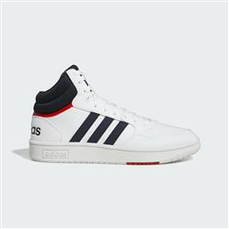 Adidas Hoops 3.0 Mid Ανδρικά Μποτάκια Cloud White / Legend Ink / Vivid Red από το Outletcenter