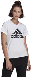 Adidas Loungewear Essentials Logo Γυναικείο T-shirt Λευκό με Στάμπα από το Spartoo
