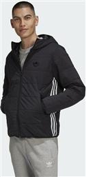 Adidas Lightweight Trefoil Ανδρικό Μπουφάν για Χειμώνα Μαύρο από το Cosmossport