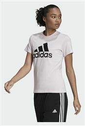 Adidas Loungewear Essentials Αθλητικό Γυναικείο T-shirt Almost Pink με Στάμπα από το Cosmos Sport