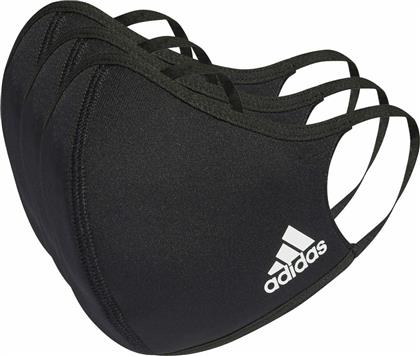 Adidas Μάσκα Προστασίας Υφασμάτινη M/L σε Μαύρο χρώμα H08837 3τμχ από το Plus4u