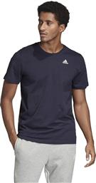 Adidas Mh Bos Ανδρικό T-shirt Navy Μπλε Μονόχρωμο