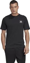 Adidas Must Haves Stadium Ανδρικό T-shirt Μαύρο με Λογότυπο