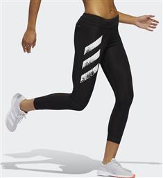 Adidas Own Run 3 Stripes Fast Αθλητικό Γυναικείο Μακρύ Κολάν Μαύρο από το Cosmos Sport