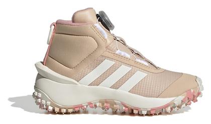 adidas Παιδικά Μποτάκια Πεζοπορίας Fortatrail Boa K Αδιάβροχα Μπεζ από το Modivo