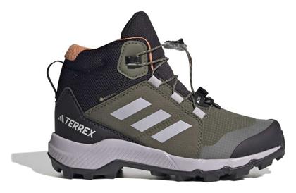 adidas Παιδικά Μποτάκια Πεζοπορίας Terrex Mid Αδιάβροχα Χακί