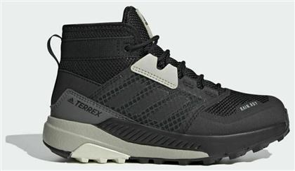 Adidas Παιδικά Μποτάκια Πεζοπορίας Terrex Trailmaker Mid Rain.Rdy Αδιάβροχα Core Black / Aluminium