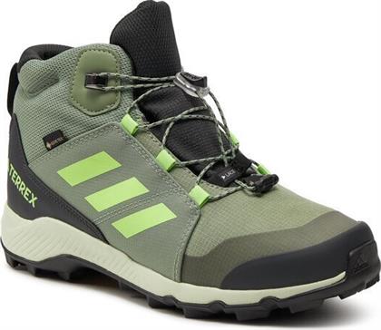 Adidas Παιδικά Παπούτσια Πεζοπορίας Terrex Mid Αδιάβροχα Πράσινα από το Epapoutsia