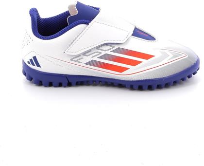 Adidas Παιδικά Ποδοσφαιρικά Παπούτσια F50 Club με Σχάρα Λευκά από το MybrandShoes