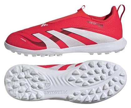 adidas Παιδικά Ποδοσφαιρικά Παπούτσια Predator League Ll με Σχάρα Κόκκινα