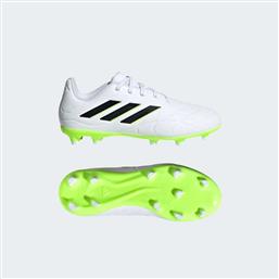 Adidas Παιδικά Ποδοσφαιρικά Παπούτσια Pure.3 με Τάπες Λευκά