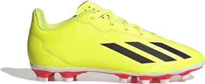 Adidas Παιδικά Ποδοσφαιρικά Παπούτσια X Crazyfast Club με Τάπες Κίτρινα από το Zakcret Sports