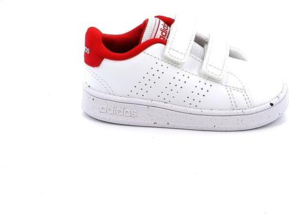Adidas Παιδικά Sneakers Advantage Lifestyle Court Hook με Σκρατς Cloud White