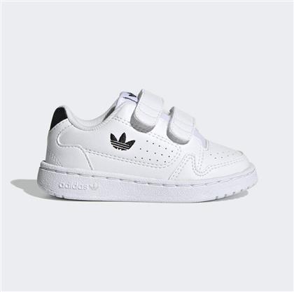 Adidas Παιδικά Sneakers NY 90 CF με Σκρατς Cloud White / Core Black από το Spartoo