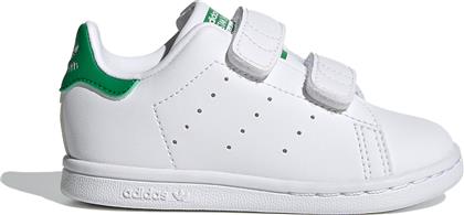 Adidas Παιδικά Sneakers Originals Stan Smith με Σκρατς Cloud White / Green από το Sneaker10